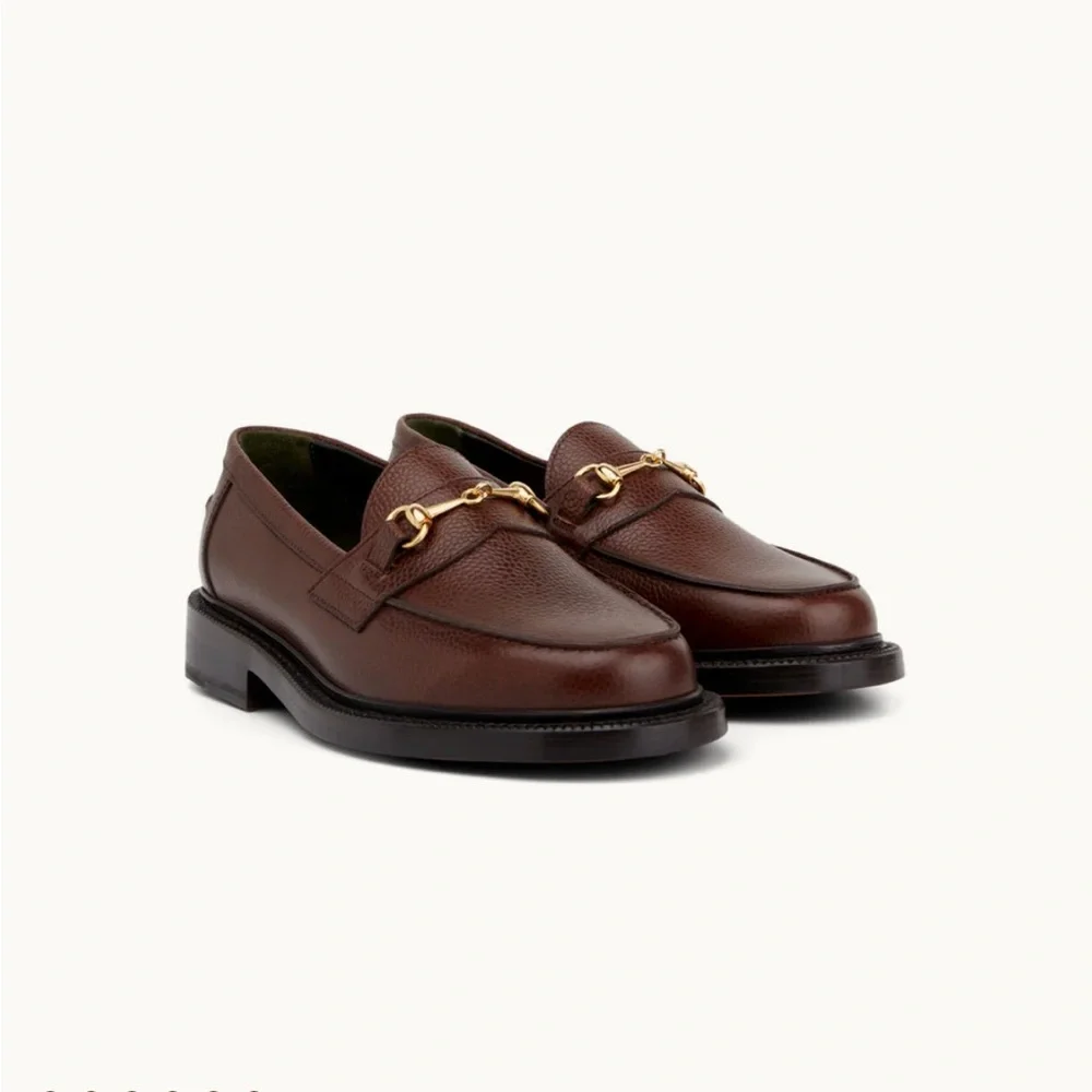 Blackstock & Weber The Mason Horse Bit Loafer, Chocolate - Picture 1 of 16
